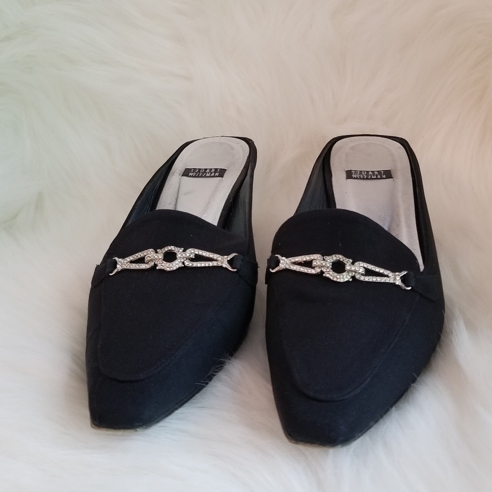 Stuart Weitzman Black Mules size 7.5